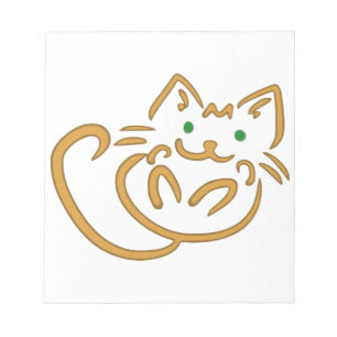 Playful Kitty Notizblock