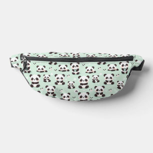 Playful Panda Pattern Bauchtasche