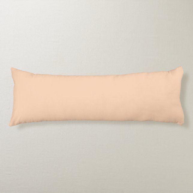 Playful Peach Beige Seitenschläferkissen (Vorderseite)