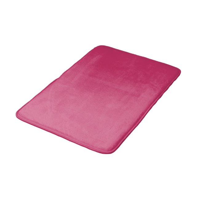 Playful Pink Raspberry Badematte (Schrägansicht)