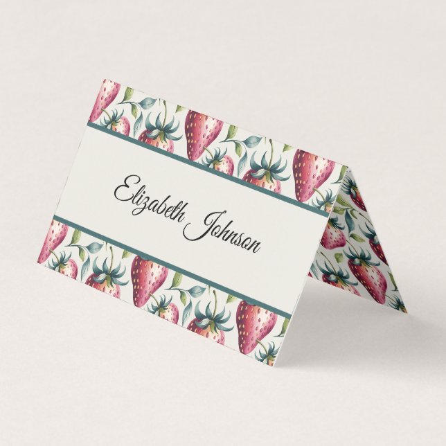 Playful Pink Strawberry Summer Fruchtname (Vorderseite)