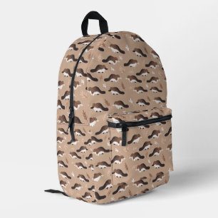 Playful Platypus Pattern Bedruckter Rucksack