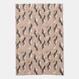 Playful Platypus Pattern Geschirrtuch