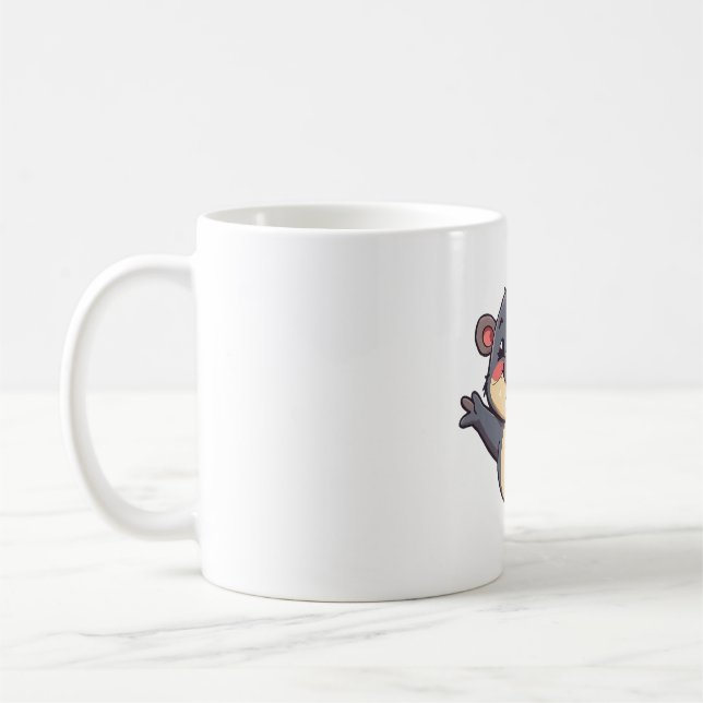 Playful Platypus Tragen Blase Spaß Kaffeetasse (Links)