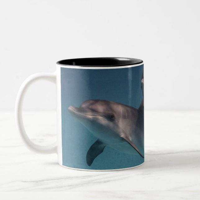 Playful Pose Zweifarbige Tasse (Links)