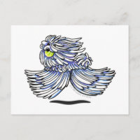 Playful Puli Komondor