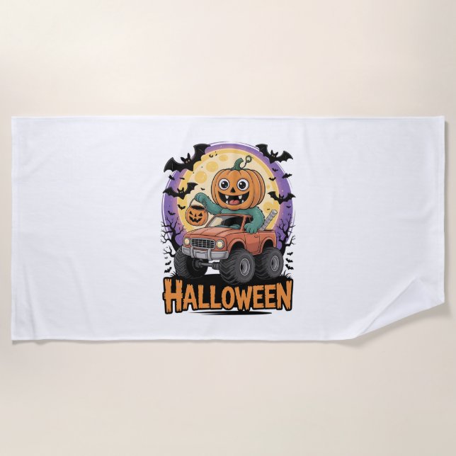 Playful Pumpkin Strandtuch (Vorderseite)