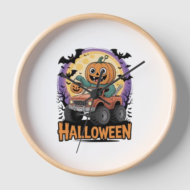 Playful Pumpkin Uhr (Vorderseite)