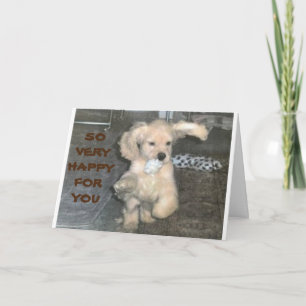 PLAYFUL PUP SAGT "1. TAG KINDERGARDEN" KARTE