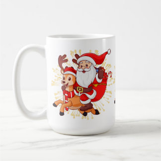 **"Playful Santa Claus Design – Fun and Festive Ch Kaffeetasse
