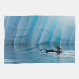 Playful Sea Otter Geschirrtuch