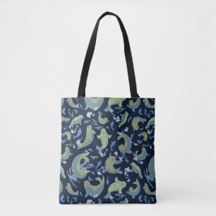Playful Siegel-tiefe blaue Taschen-Tasche Tasche