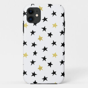 Playful Stars - Black&Gold iPhone 5/5S Fall Case-Mate iPhone Hülle