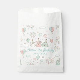 Playful Sweet and Three Kids Birthday Geschenktütchen