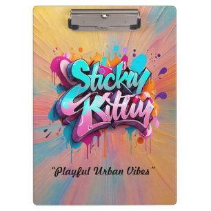 "Playful Urban Vibes" Klemmbrett