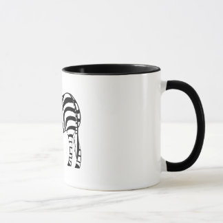 Playful Zebra-Tasse Tasse