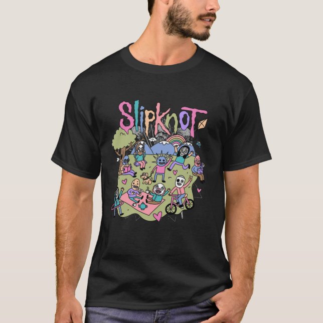 Playground Slipknot Happy Band T-Shirt (Vorderseite)