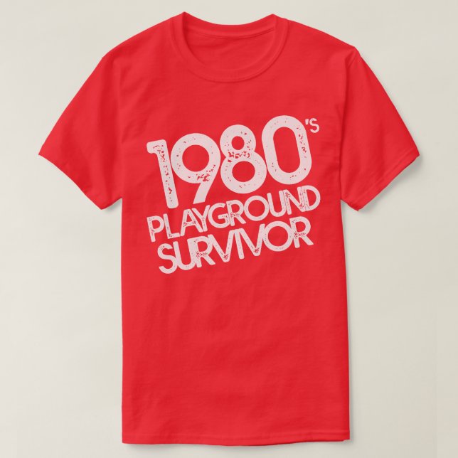 Playground Survivor 1980 T-Shirt (Design vorne)