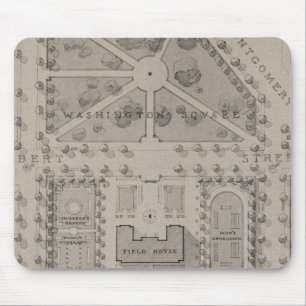 Playground, Washington Square, San Francisco Mousepad