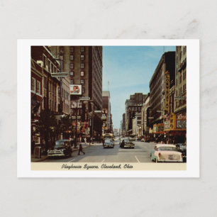 Playhouse Square, Cleveland, Ohio Vintage Postkarte