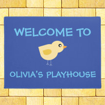 Playhouse Willkommen bei Vogel und individuelle Na