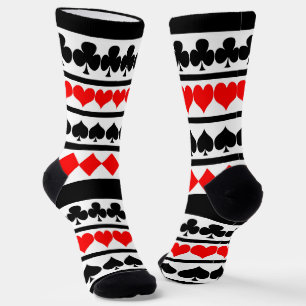 Playing Card Suit Socks Socken