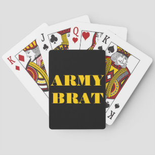 Playing Cards Army Brat Spielkarten