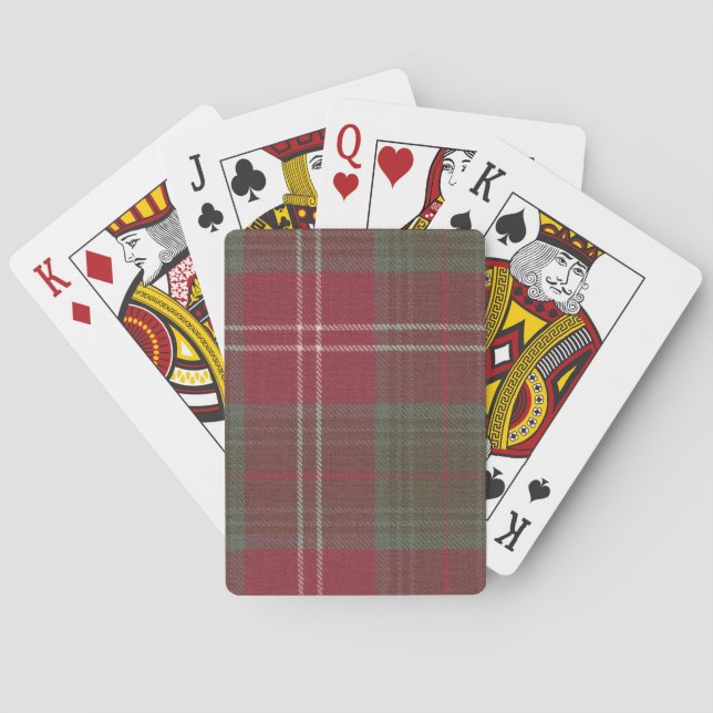 Playing Cards Chisholm Weathered Tartan Spielkarten (Rückseite)