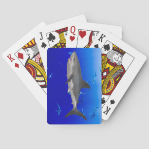 Playing Cards für Weißhaie Spielkarten