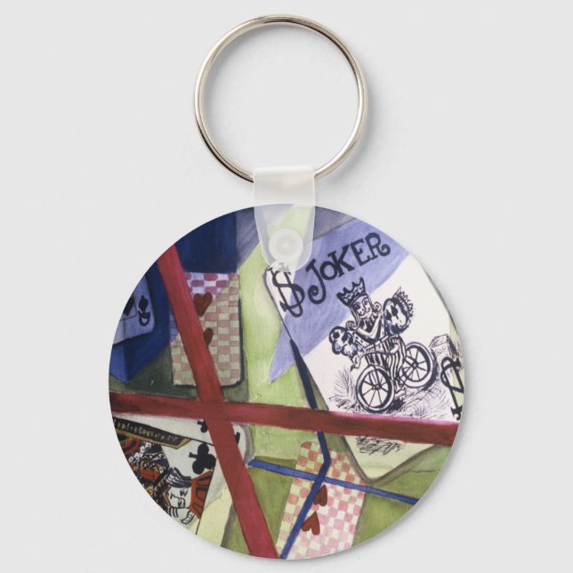 Playing Cards Keychain Schlüsselanhänger (Vorderseite)