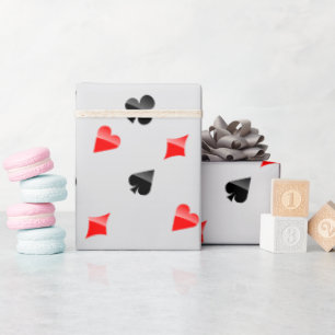 Playing Cards Suits Geschenkpapier