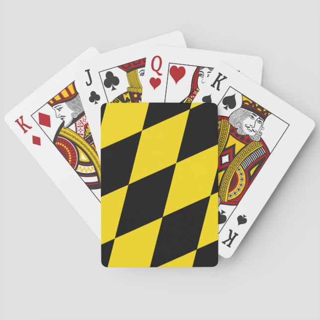 Playing Cards with flag of Munchen Spielkarten (Rückseite)