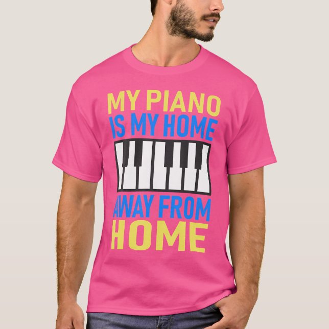 Playing Piano And Keyboards T-Shirt (Vorderseite)