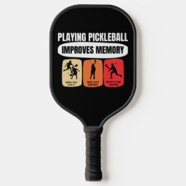 Playing Pickleball Improves Memory Schläger