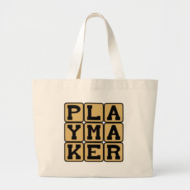 Playmaker, Sportsstar oder Playwright Jumbo Stoffbeutel (Vorne)