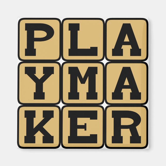Playmaker, Sportsstar oder Playwright Magnet (Vorne)
