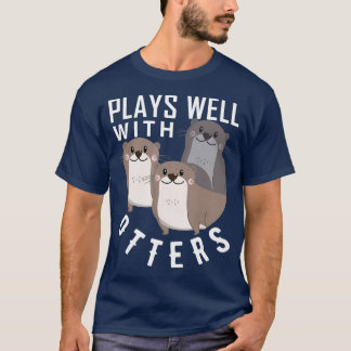 Plays gut mit Otters Shirt Big Puck Shirt Otter