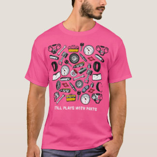 Plays mit Bauteilen Werkzeugmaschinen Kolbenstange T-Shirt