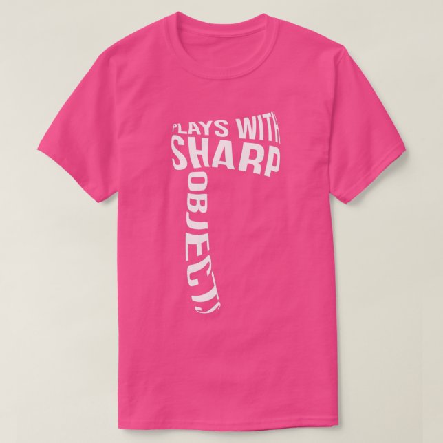 Plays mit Sharp-Objekten ab Lover T-Shirt (Design vorne)