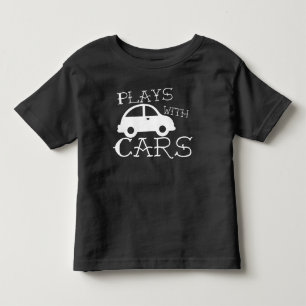 Plays with Cars - Great Fathday Gift T - Shirt