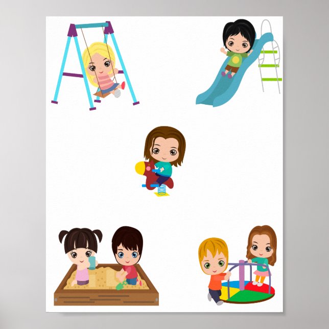 "PLAYTIME" KIDS POSTER (Vorne)