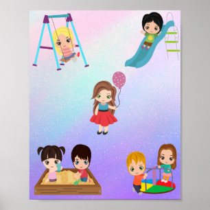 PLAYTIME KIDS POSTER