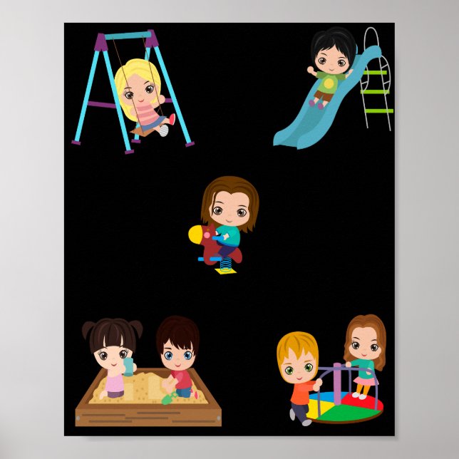 "PLAYTIME" KIDS POSTER (Vorne)