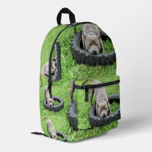 Playtime Staffordshire Bull Terrier Bedruckter Rucksack