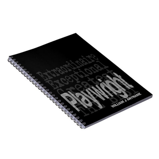 Playwright Extraordinaire CUSTOM Notizblock (Rechte Seite)