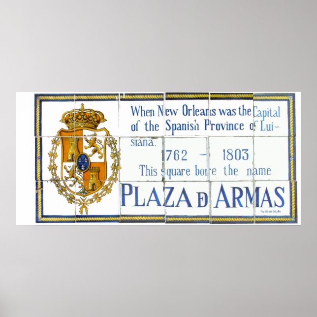 Plaza De Arms Poster (Vorne)