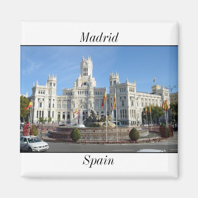 Plaza de Cibeles, Madrid Magnet (Vorne)