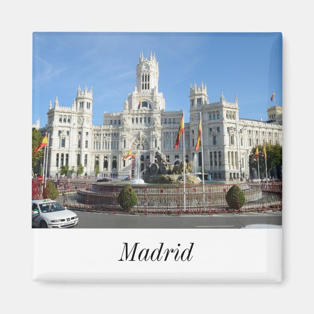 Plaza de Cibeles, Madrid Magnet (Vorne)