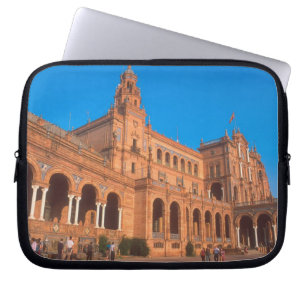 Plaza de Espana in Sevilla, Spanien. Laptopschutzhülle