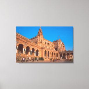 Plaza de Espana in Sevilla, Spanien. Leinwanddruck